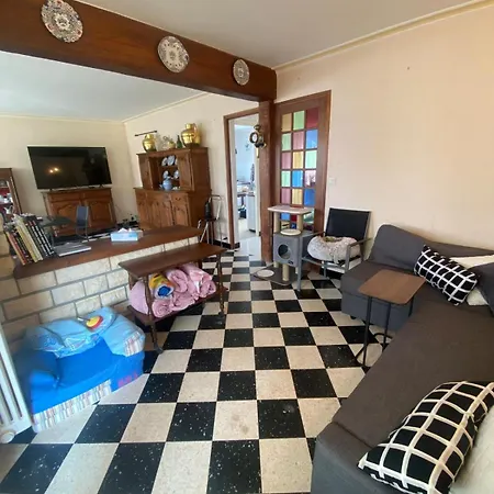 Grande Maison Familiale 50m De La - Le Nid D'asnelles 度假居
